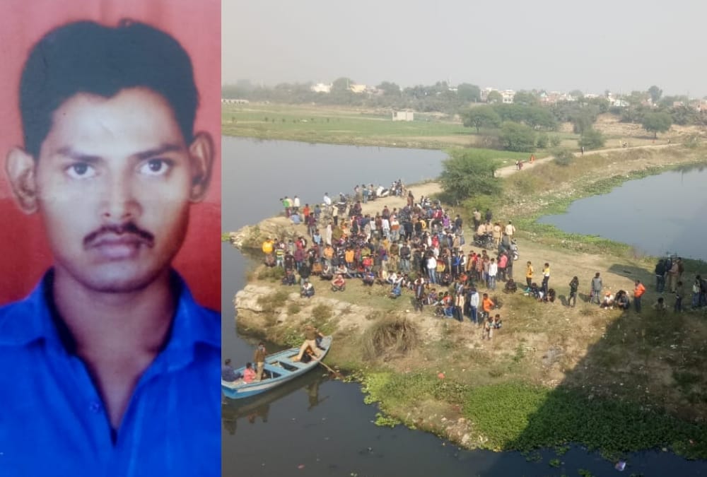 Man who jumped into Gomati river still missing.