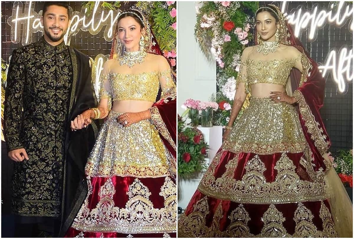 Gauhar Khan and Zaid Darbar Wedding reception Photos Goes Viral on Social Media