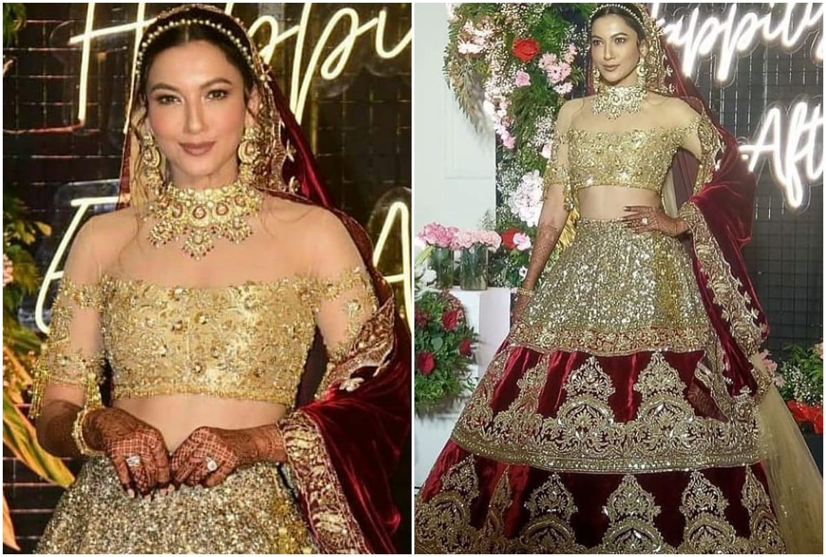 gauhar khan zaid darbar photos from wedding reception to mehandi ceremony look most beautiful bride