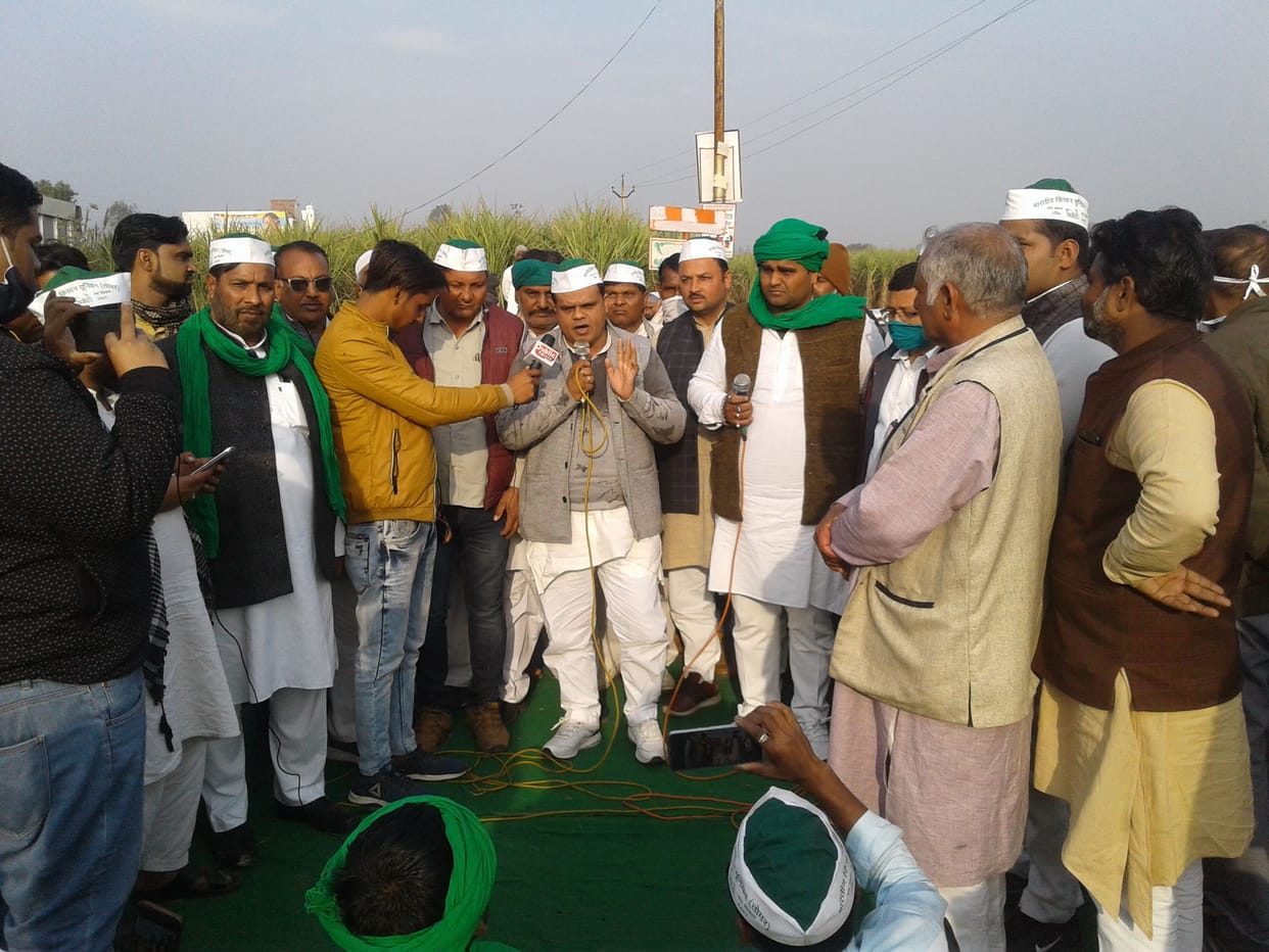 Farmers going to Delhi stopped, uproar