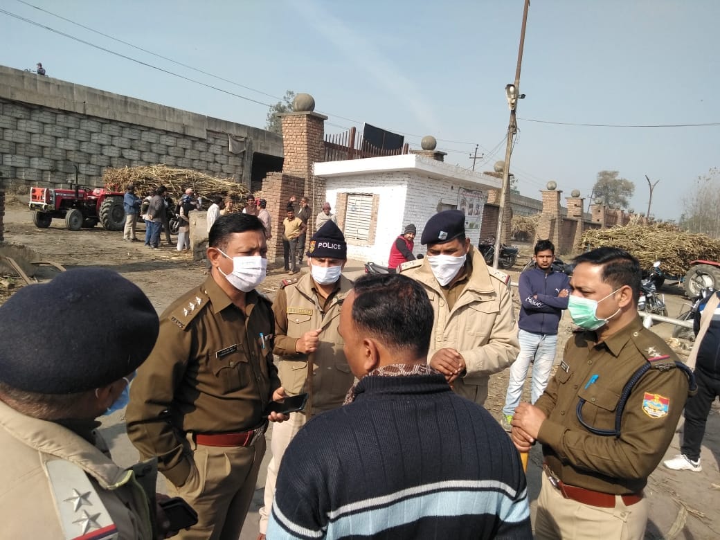 uttarakhand news : kisan fight and firing in roorkee sugar mill, furor photos