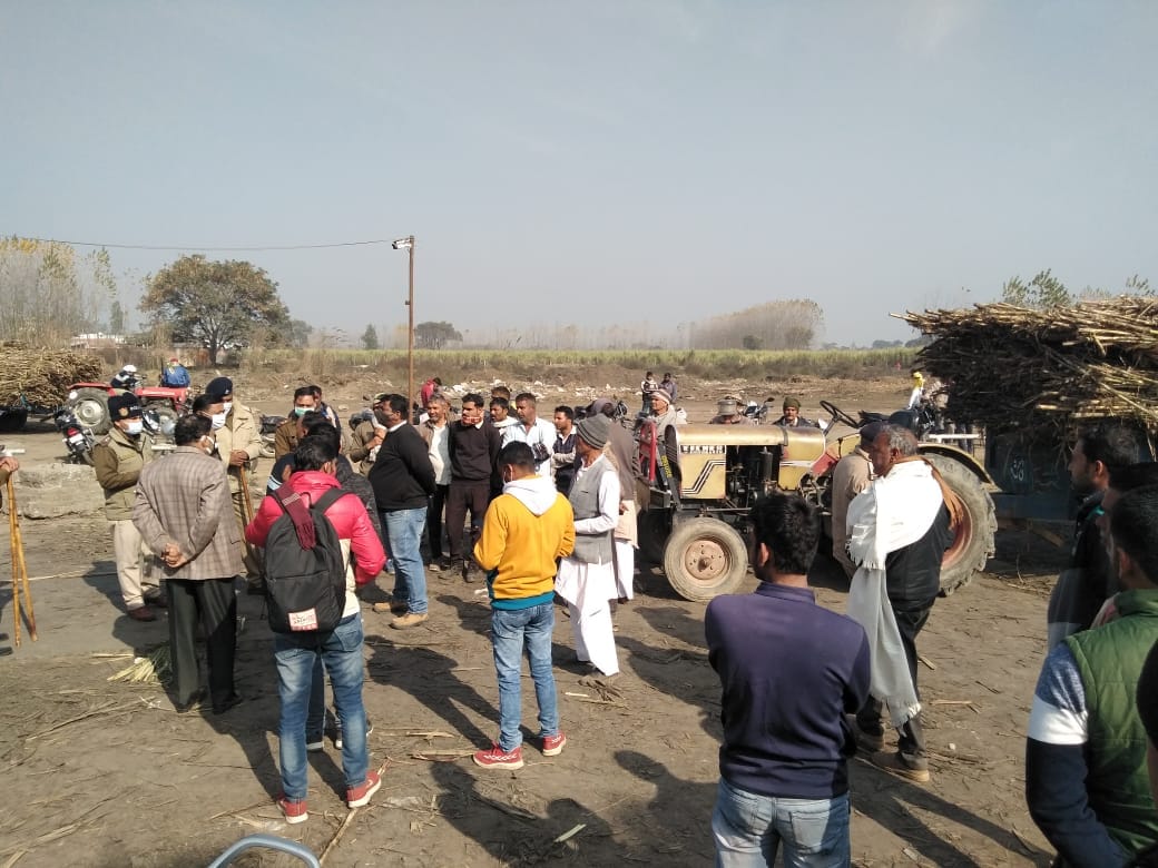 uttarakhand news : kisan fight and firing in roorkee sugar mill, furor photos