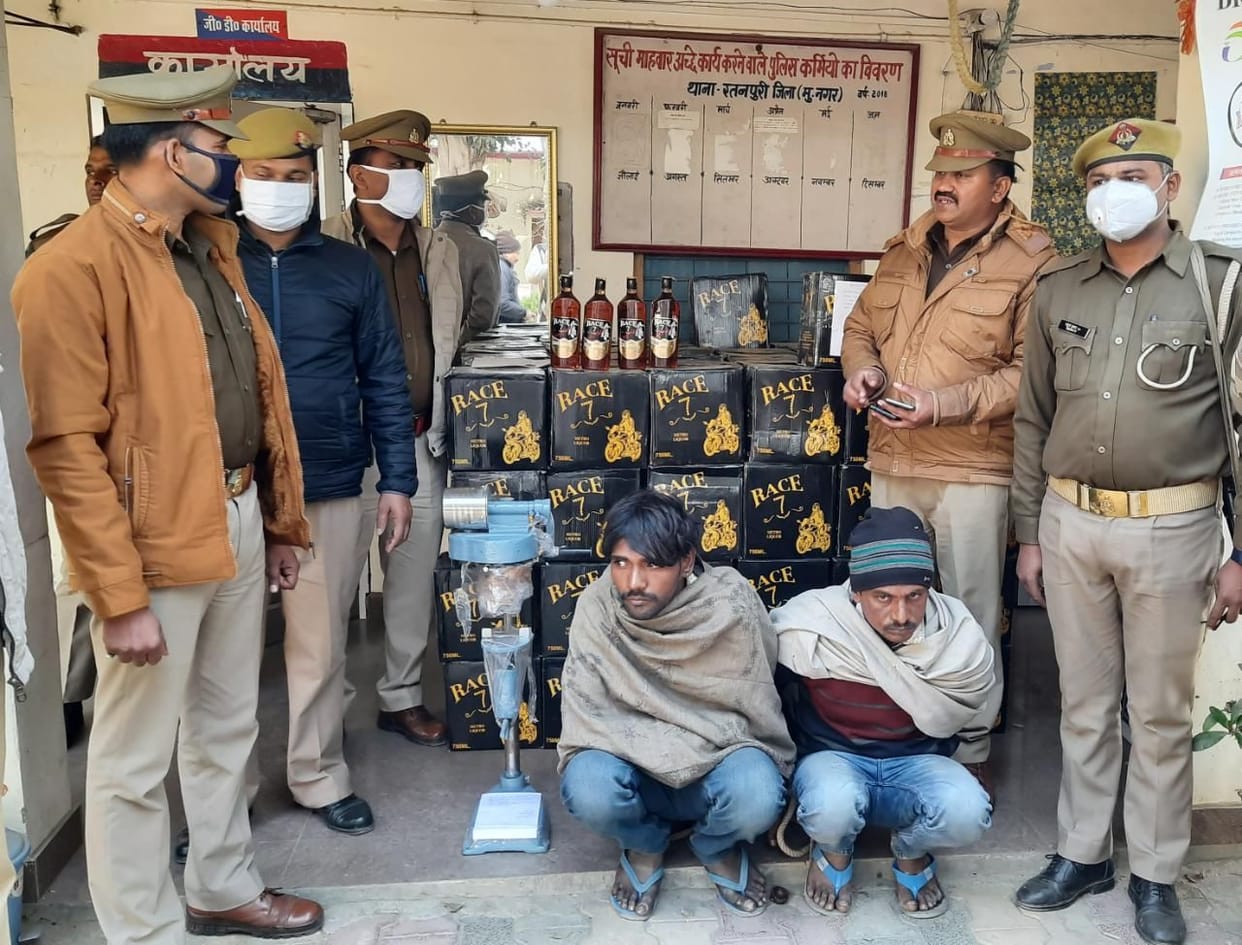 Liquor being transported in tanker recovered