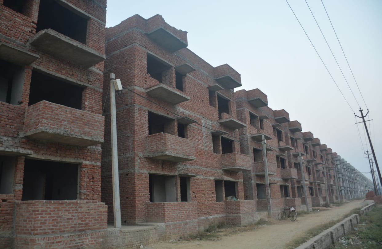 pradhanmantri awas yojna not complete in moradabad