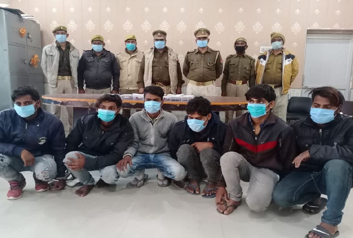 Six miscreants of Sabu gang arrested in Mathura
