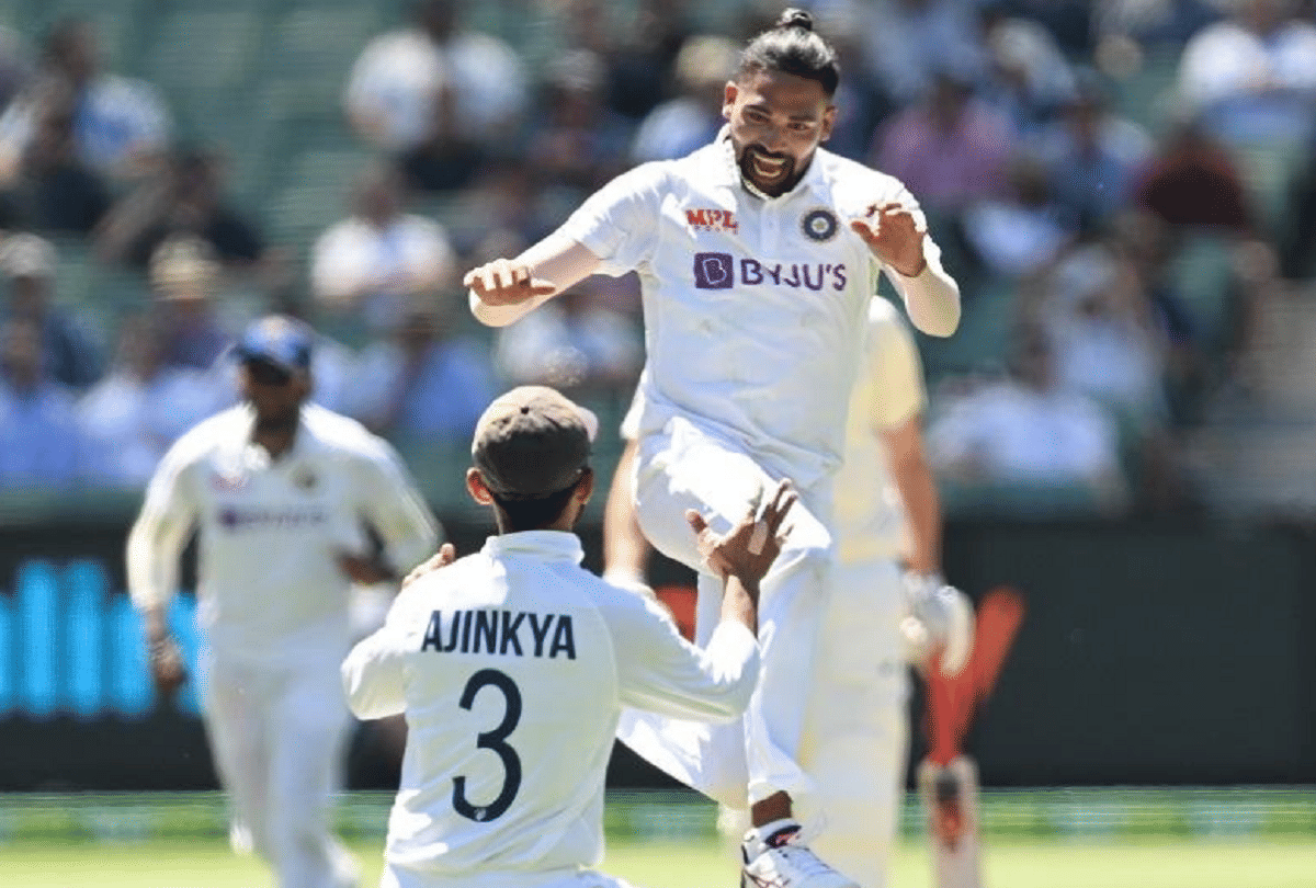 AUS v IND Maiden test wicket for Mohammed Siraj in debut match, removes marnus labuschagne