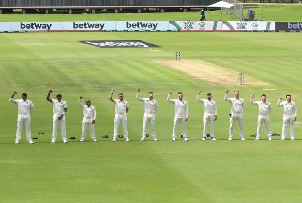 SAvsSL: South Africans raise fists before first Test against Sri Lanka 