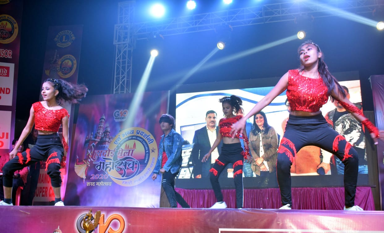 The audience also watches the dance performances