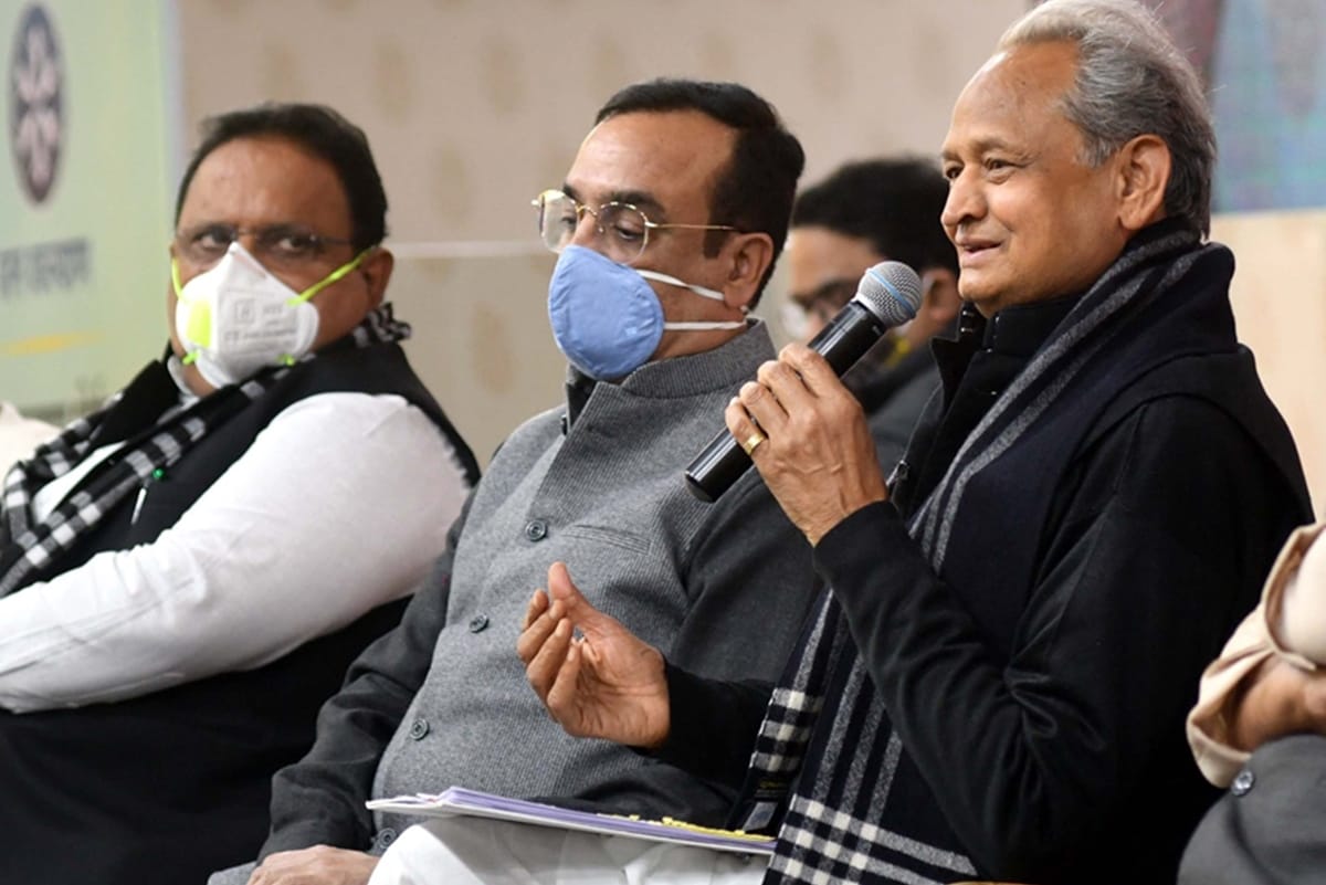rajasthan cabinet reshuffle cm ashok gehlot attack sachin pilot athawale ajay maken govind dotasra congress bjp
