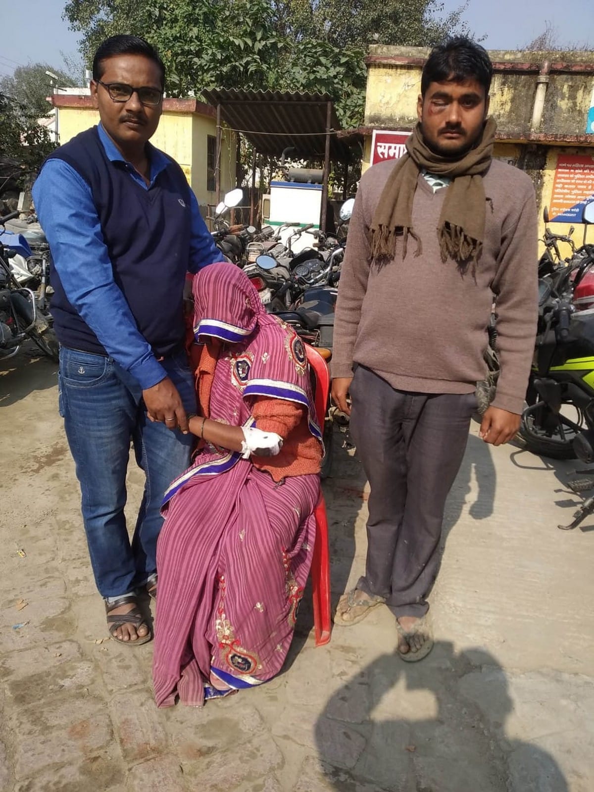 old woman killed for pual in bhadohi up