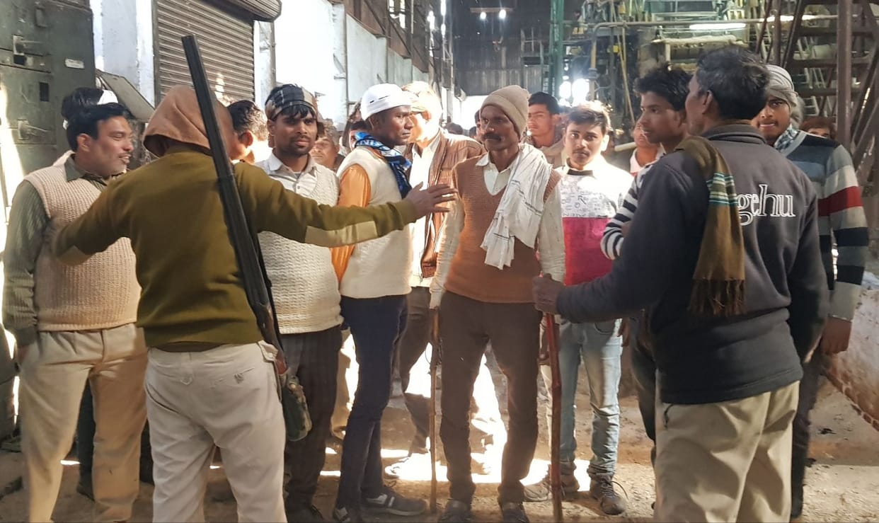 Farmers angry due to crushing three times, uproar