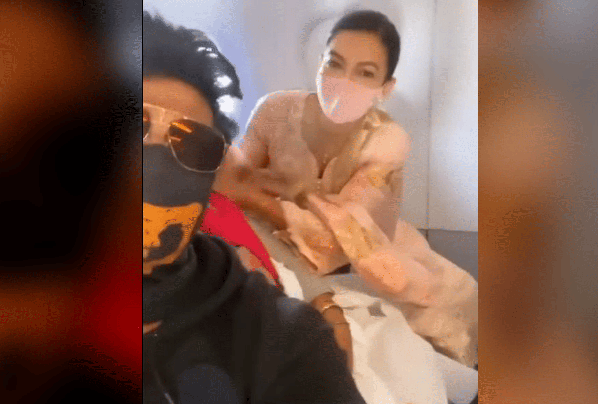 gauhar khan shares photo with husband zaid darbar wearing t shirt and photos are viral on social media