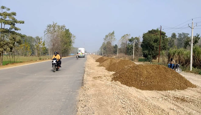 Vehicles started to gallop on the bypass, Delhi Saharanpur highway incomplete
