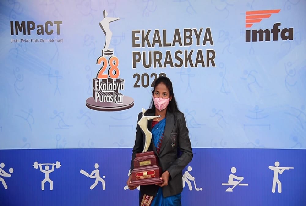 Hockey star Namita Toppo honoured with Ekalavya Puraskar