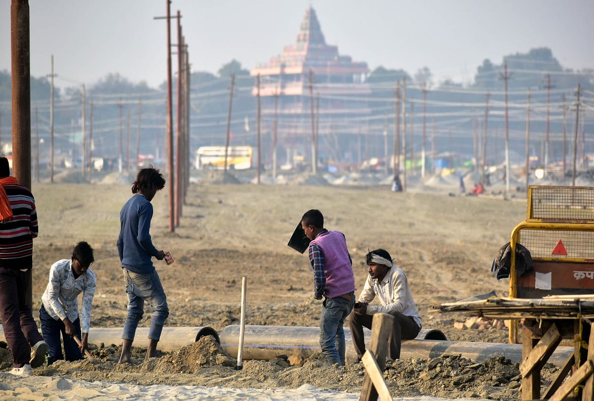 Magh Mela prayagraj: land divided between disagreements in Acharyabada