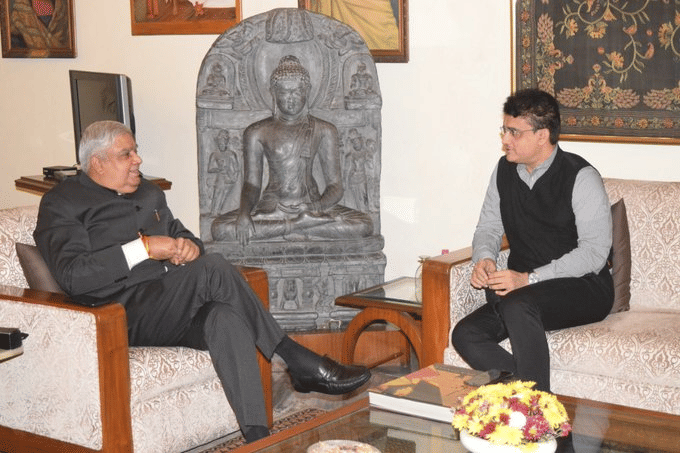Sourav Ganguly Meets Bengal Governor, Invites Him To Eden Gardens