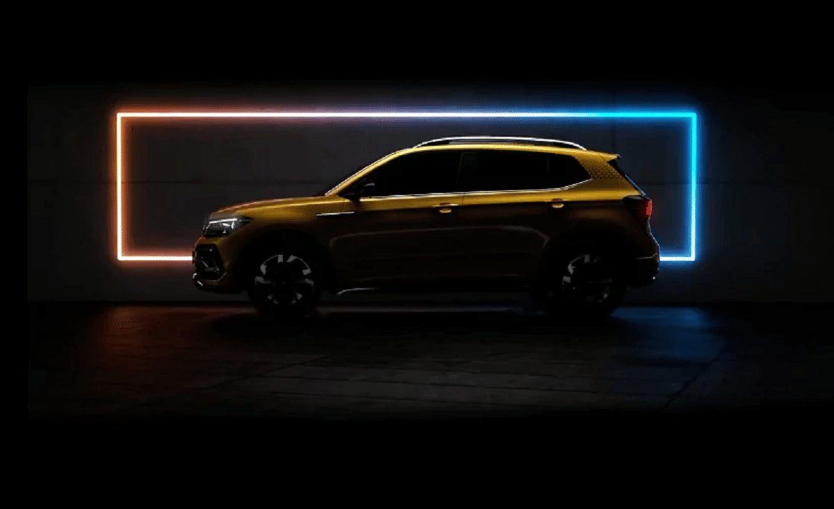 Volkswagen India has again officially teased its upcoming Taigun subcompact SUV.