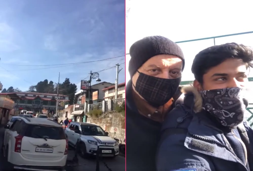 Mussoorie Latest news: Actor Anupam Kher Took Lift From Youth on Scooty After Stuck in Traffic Jam