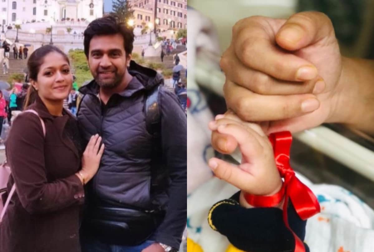 Meghana Raj share her newborn son photo nazriya reveals nickname for him