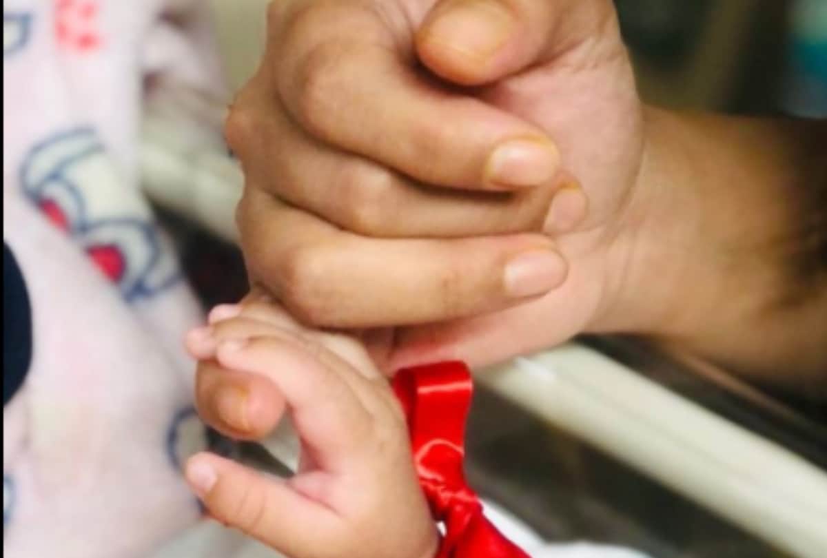Meghana Raj share her newborn son photo nazriya reveals nickname for him