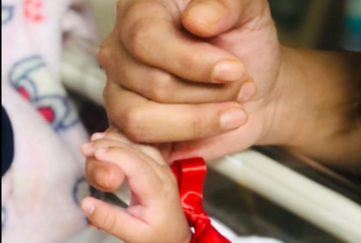 Meghana Raj share her newborn son photo nazriya reveals nickname for him