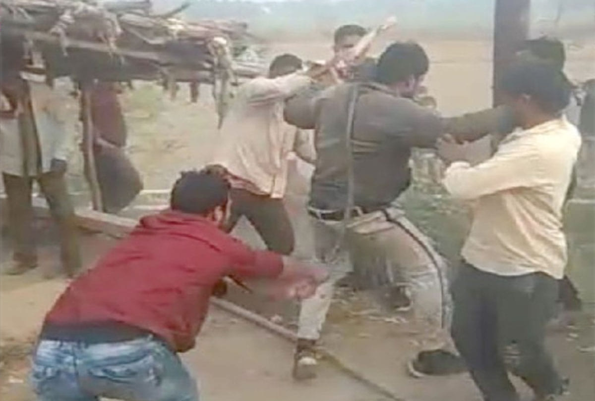 Two young man beaten on goat theft charges in Rae Bareli of uttar pradesh