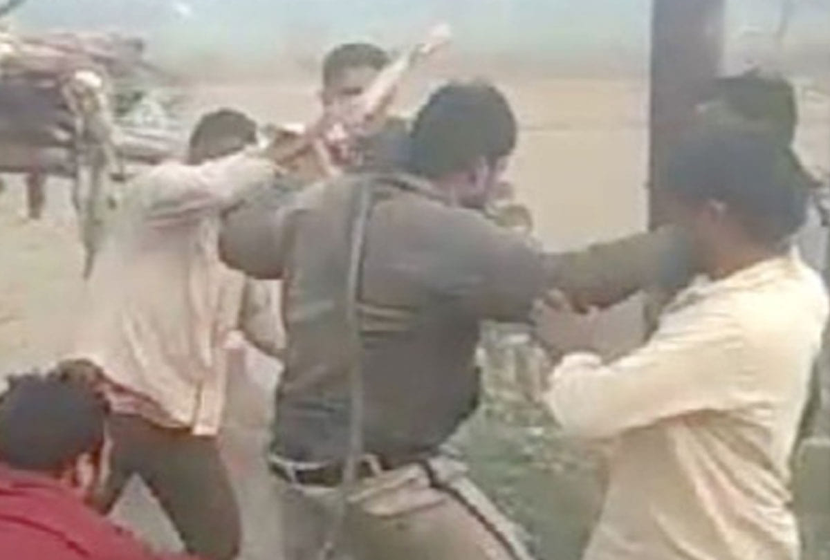 Two young man beaten on goat theft charges in Rae Bareli of uttar pradesh