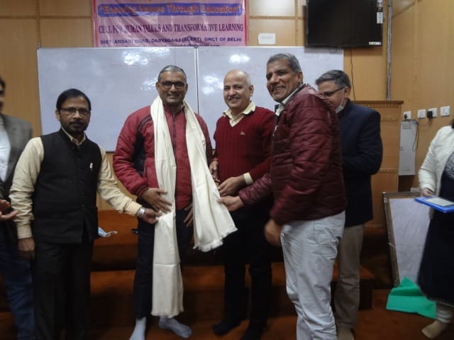 Shravan Shukla, who prepared the Happiness course, returned home after completing his deputation