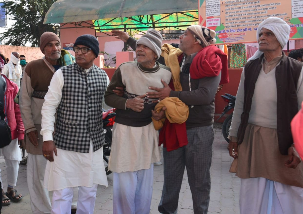 Village secretary shot dead in drain matter