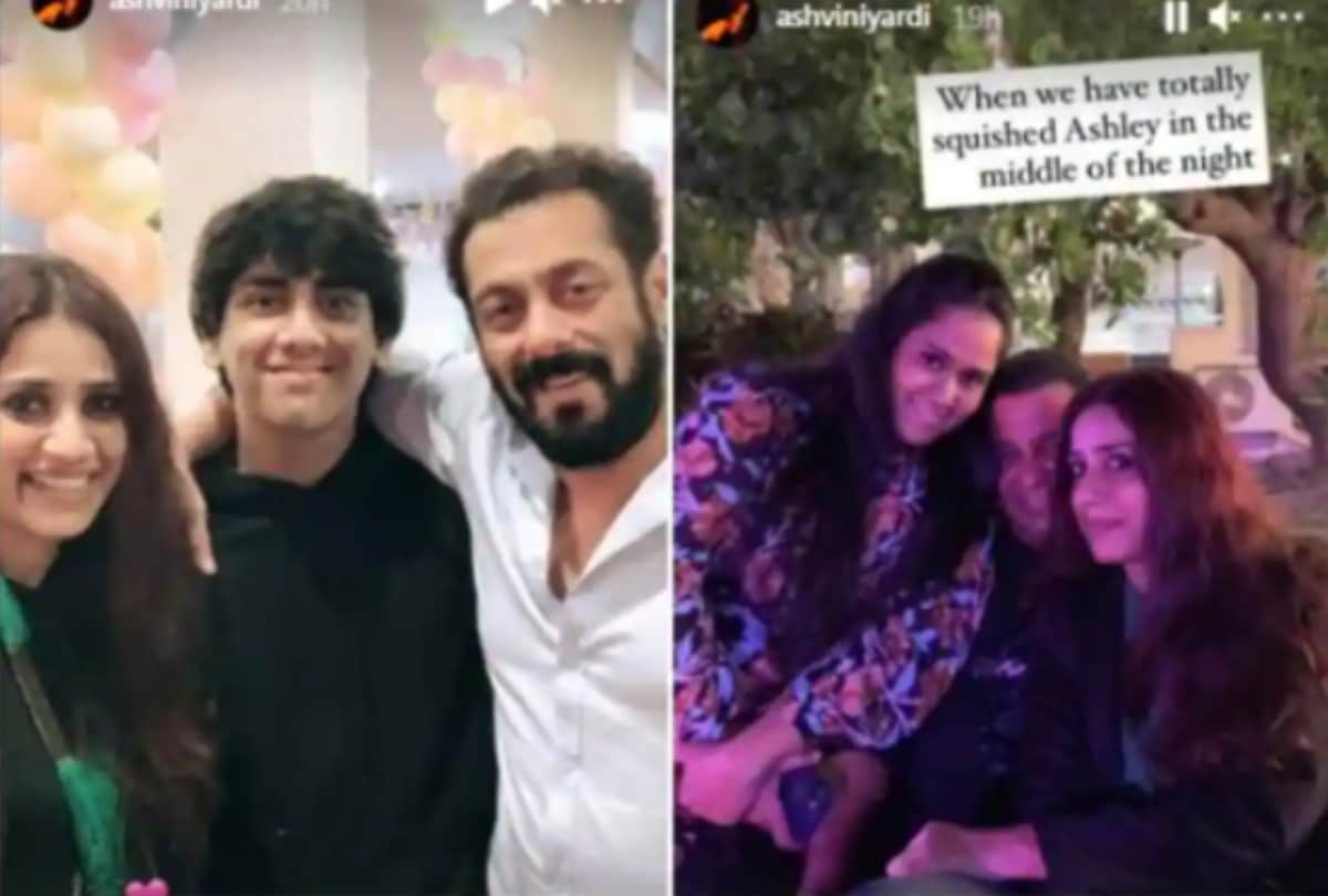 Salman Khan and his niece Ayat sharma birthday celebrations at his Panvel farmhouse