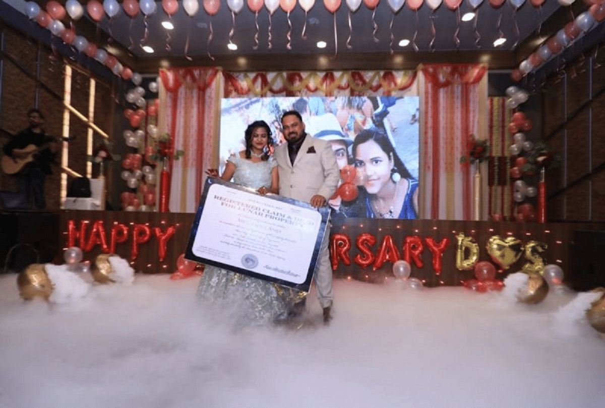 Rajsthan man gifts plot of land on moon to wife for wedding anniversary