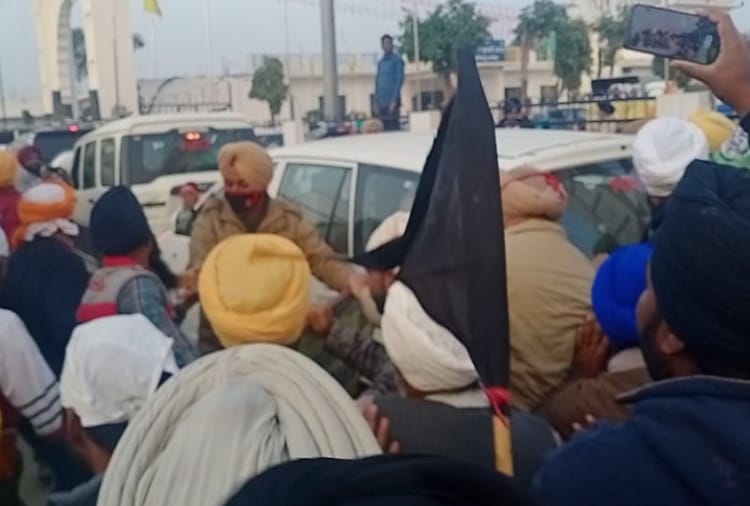 Punjab News: Sukhbir Singh Badal Faced The Wrath Of Farmers When he reached Fatehgarh Sahib
