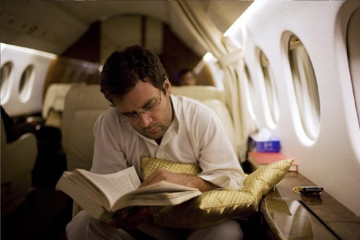 Political controversy over Congress foundation day and Rahul Gandhi foreign trip, social media also floods