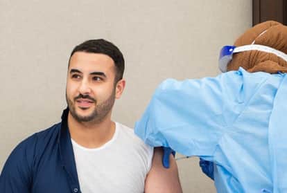 Coronavirus Vaccine Saudi Arabia Prince Khalid bin Salman receives first dose of covid 19 vaccine