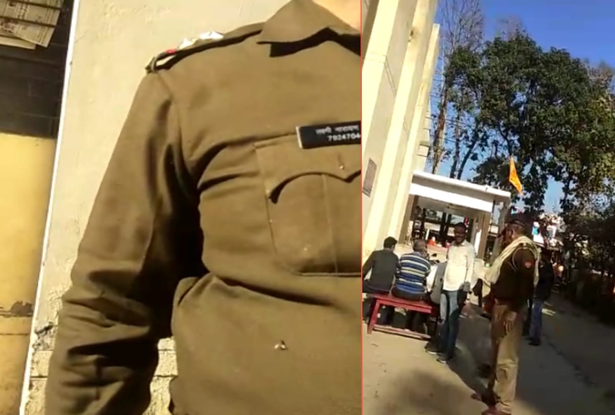 SP suspended inspector after video viral on demanding bribe in Siddharthnagar