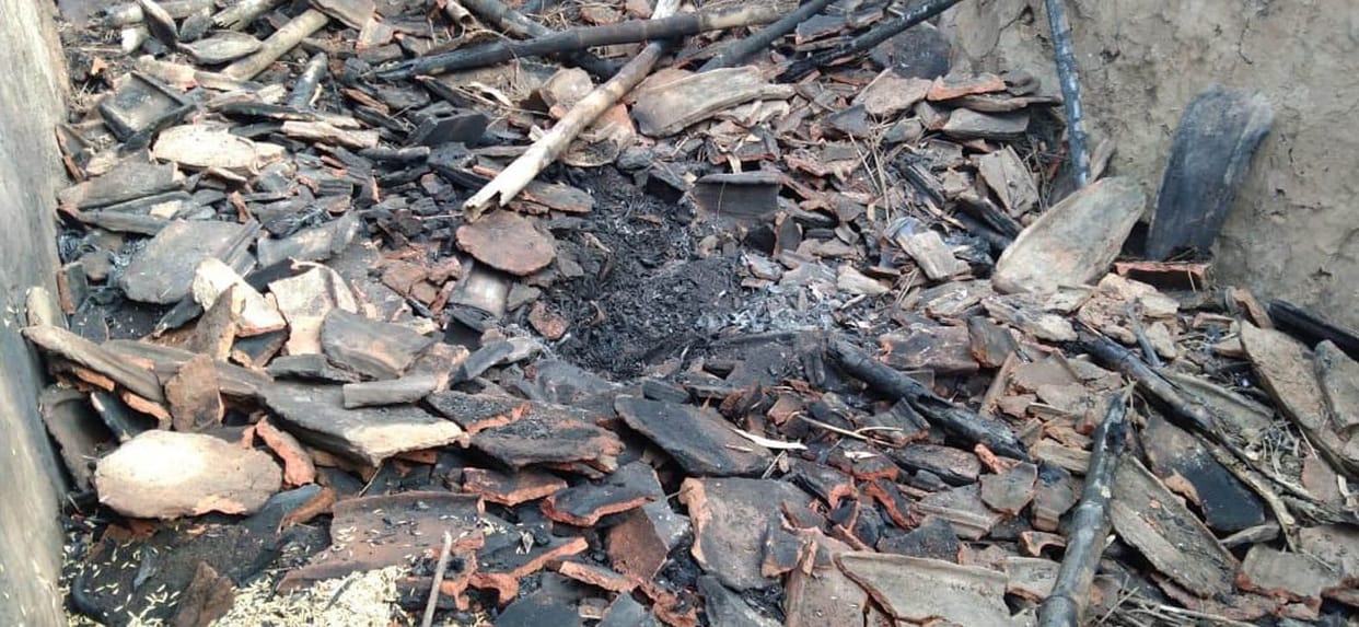 Farmer's death due to fire in house