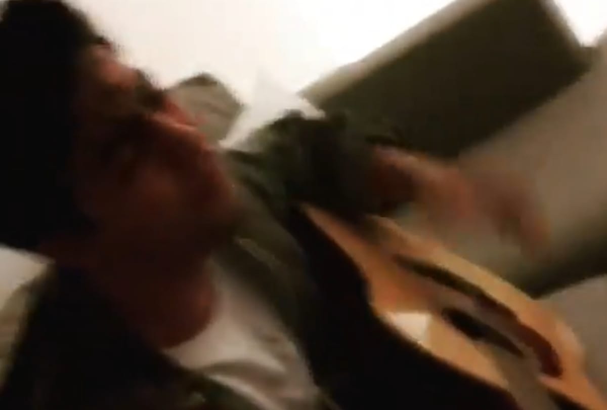 Shah Rukh Khan son Aryan Khan plays guitar sung a song video goes viral