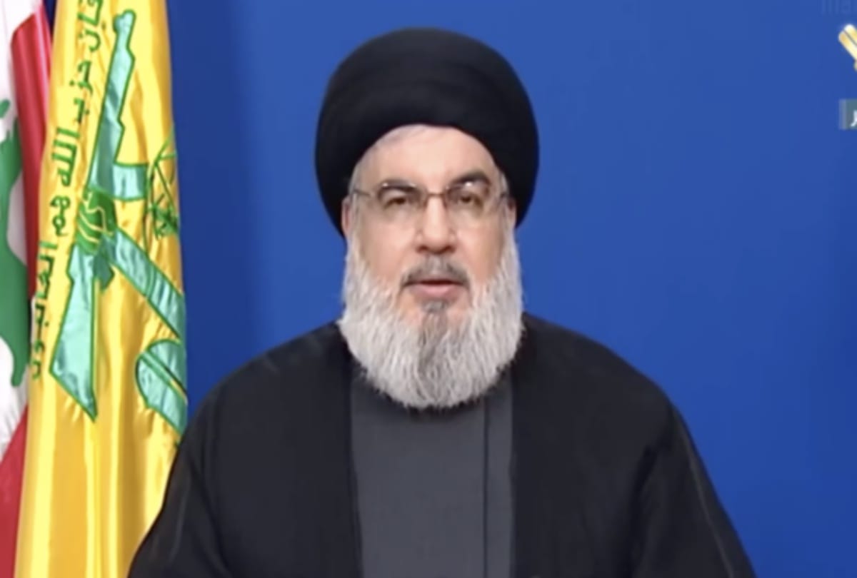 Hezbollah chief nasrallah warned Israel against bombing in Lebanon