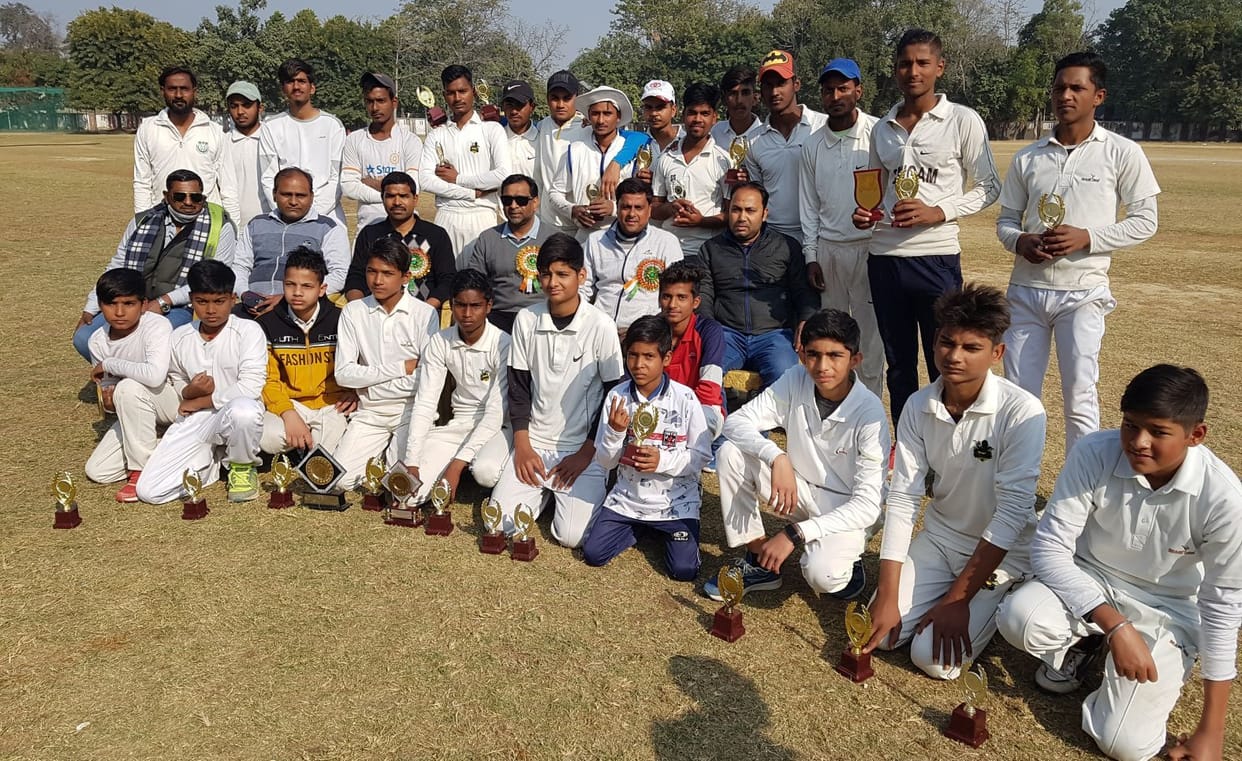 A team won the five-match series