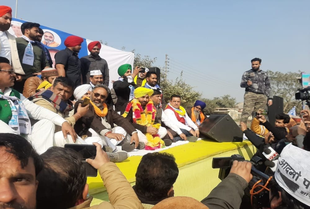 kisan andolan in uttarakhand: Today: AAP MP Bhagwant Mann Join Kisn ralley in Udhamsinghnagar