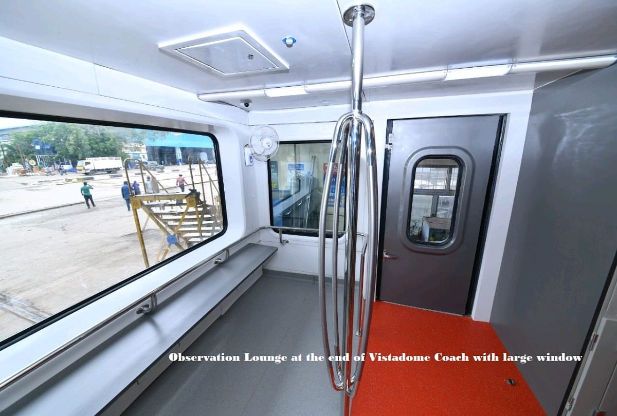 Konkan Railway Mumbai-Pune Deccan Express special train services with Vistadome coach