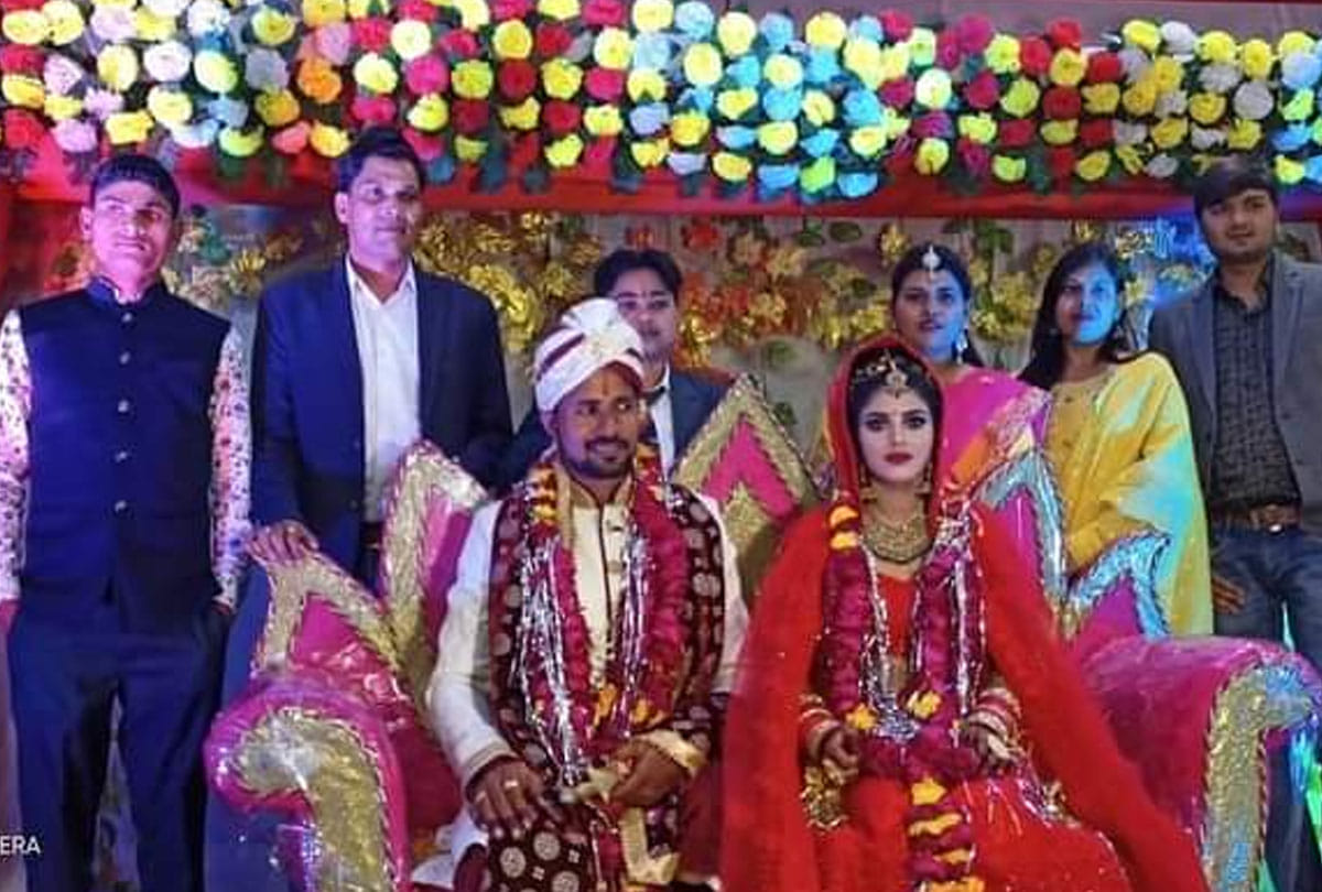 Broken caste wall for the happiness of children, got married in Hamirpur