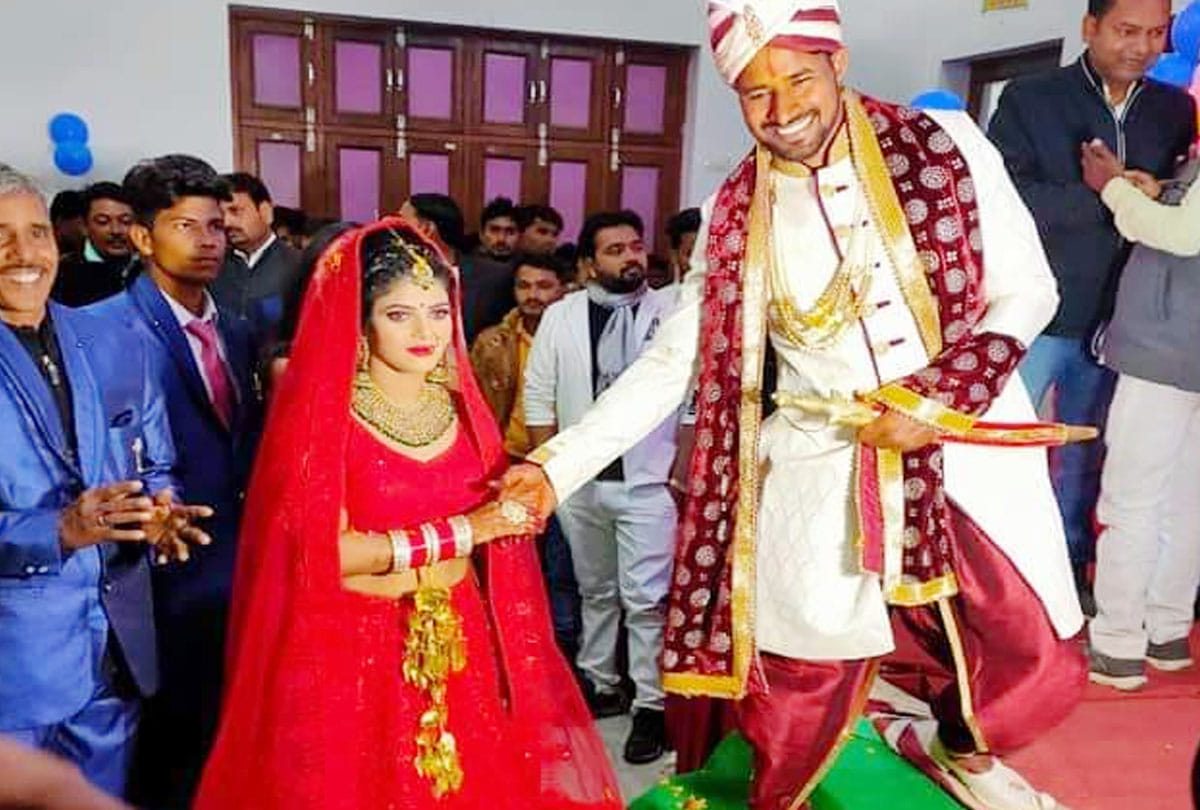 Broken caste wall for the happiness of children, got married in Hamirpur