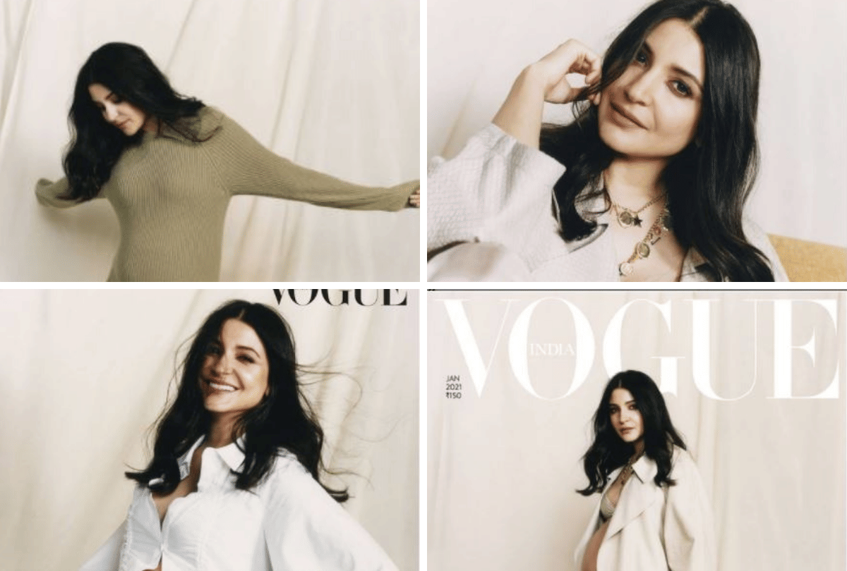 Anushka Sharma has shared her first magazine cover photoshoot with a baby bump
