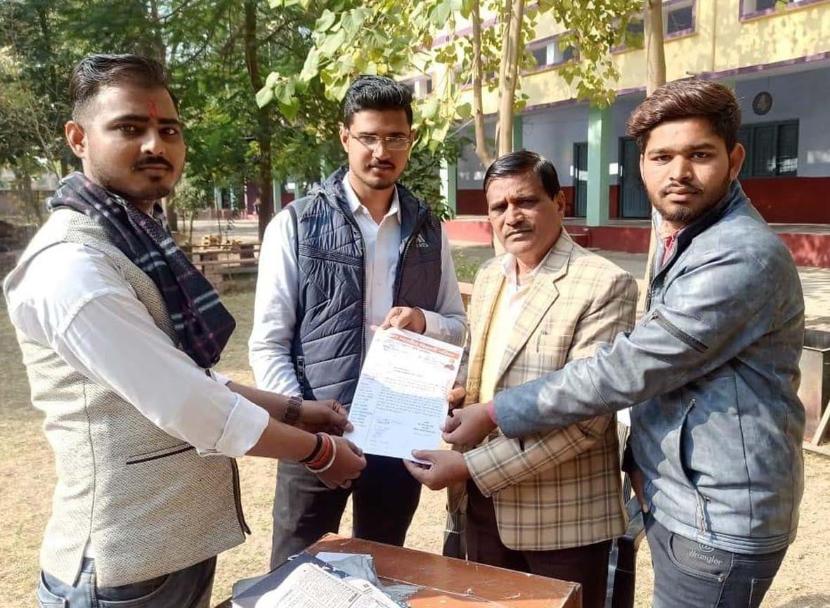 ABVP objected to building shops by demolishing student union building