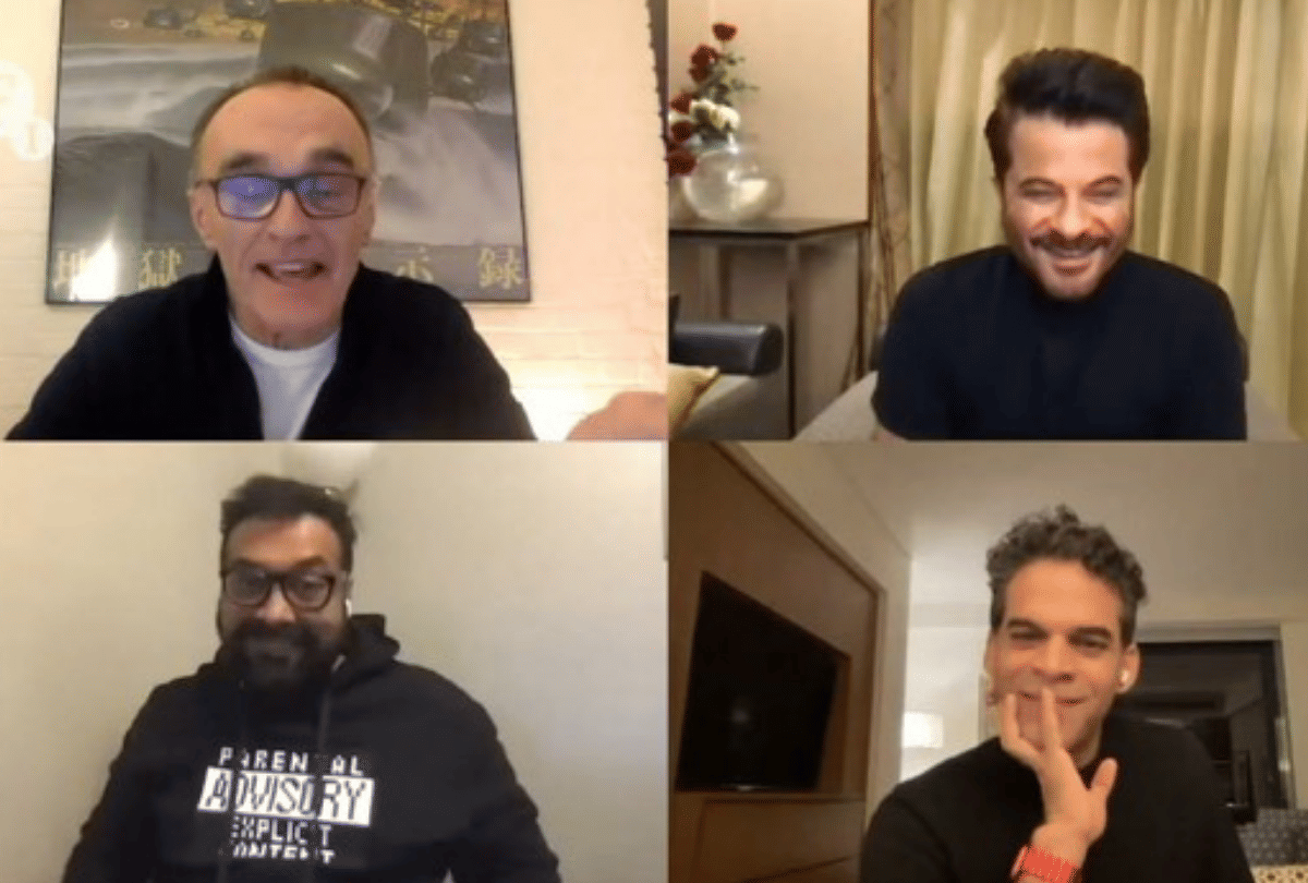 Oscar winning filmmaker Danny Boyle praises AK vs AK during a conversation with Anil Kapoor Anurag Kashyap and Vikramaditya Motwane