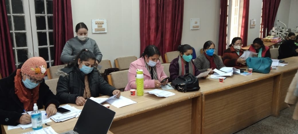 metting for corona vaccination program in chamba
