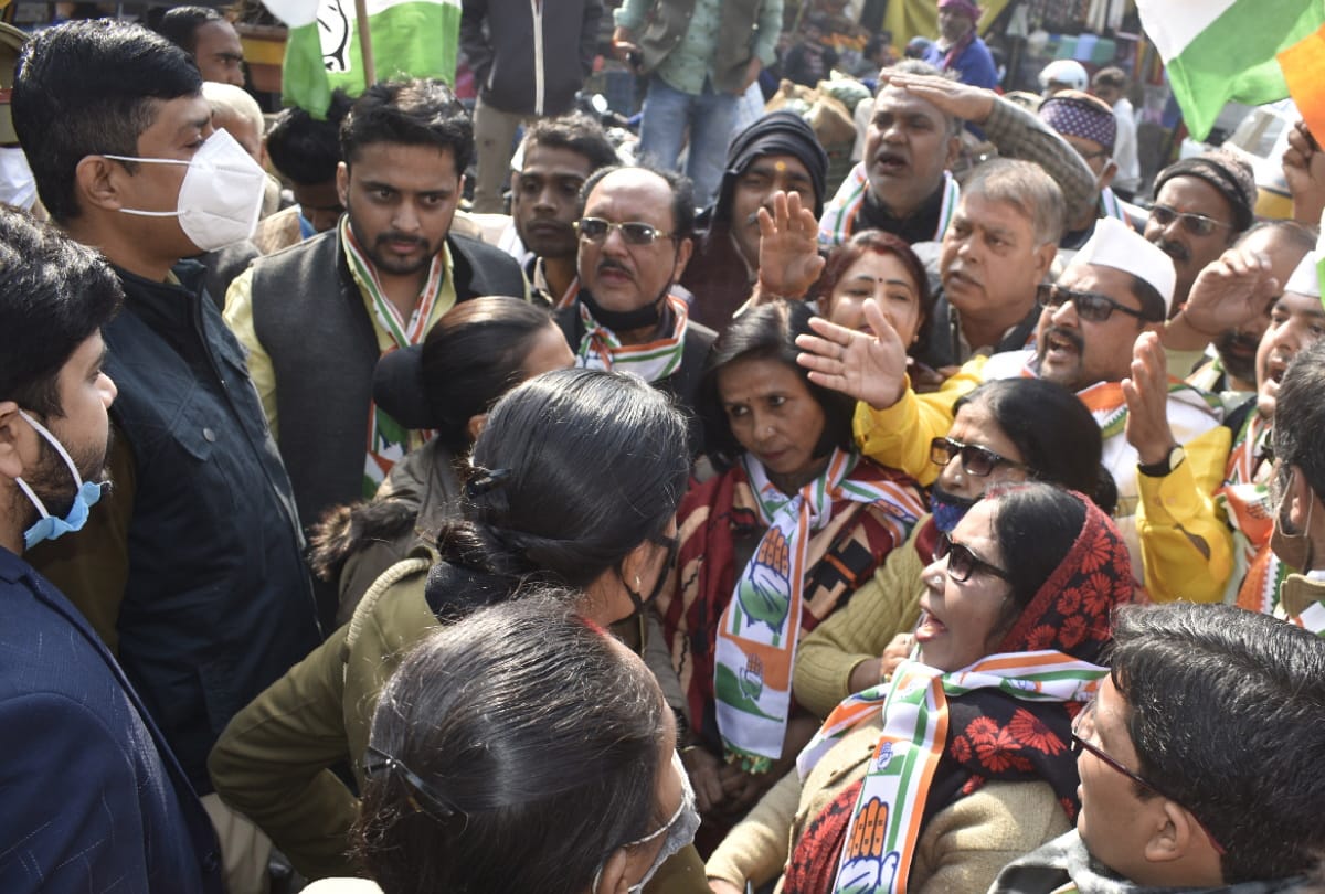 Congress workers sandesh yartra new update Gorakhpur
