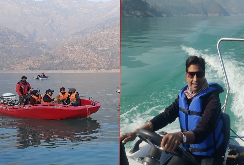 New Year 2021: Tehri lake buzzed with Tourists,  Kumar Vishwas also Enjoyed boating Photos