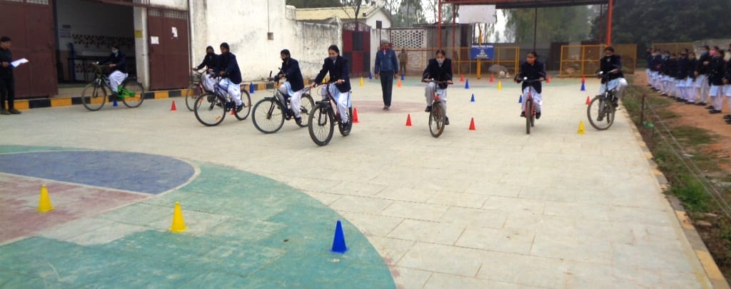 Payal, Aarti and Satyam first in cycle